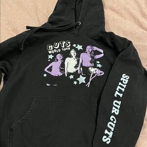Olivia Rodrigo Black Guts World Tour Hoodie